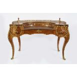 LOUIS XV STYLE KINGWOOD & ORMOLU WRITING DESK