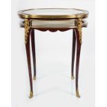 19TH-CENTURY MAHOGANY AND ORMOLU MOUNTED BIJOU TABLE