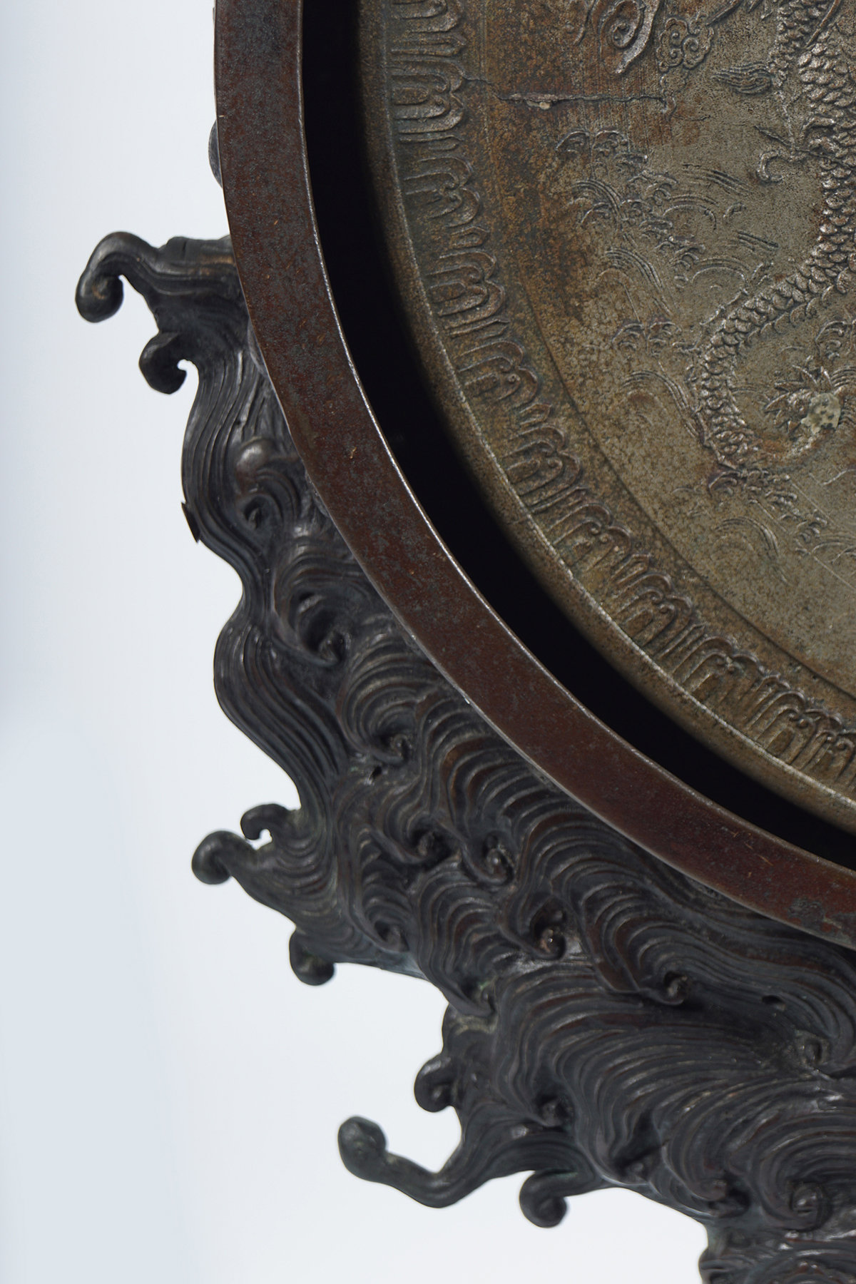 19TH-CENTURY JAPANESE BRONZE GONG - Image 3 of 5