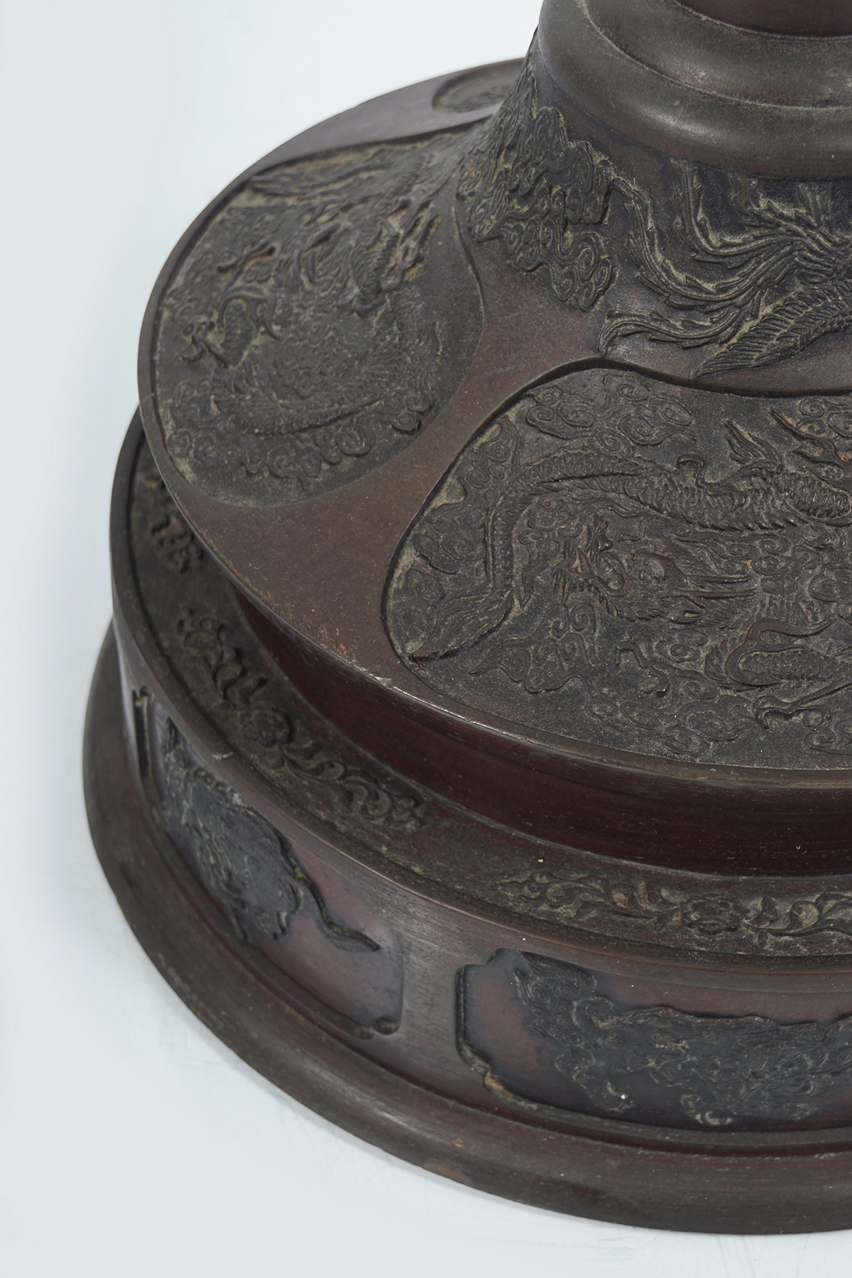 19TH-CENTURY JAPANESE BRONZE GONG - Image 4 of 5