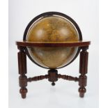 19TH-CENTURY TABLE TERRESTRIAL GLOBE