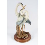 SIGNED CAPODIMONTE GROUP OF BIRDS