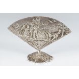 FRENCH SILVER PLACE CARD HOLDER