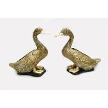 PAIR OF CHINESE QING PERIOD DUCKS