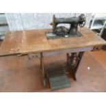 Singer treadle sewing machine