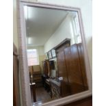 Painted frame bevel edge mirror