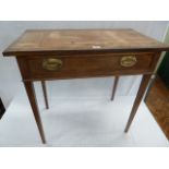 Georgian mahogany side table