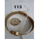 9ct Gold Tissot wristwatch (A/F)