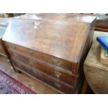 Georgian oak bureau