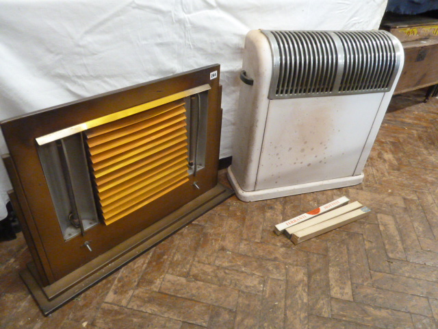 Vintage electric heaters (2) and spare elements - Image 2 of 2