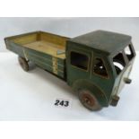 Early 20thC tinplate clockwork 4 wheel tipping Foden lorry possibly by Mettoy