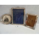 Silver photograph frames - Birmingham 1912, 1923,