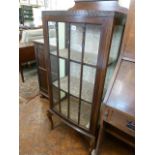 1930's Mahogany glazed display cabinet