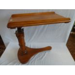 Victorian satin walnut over bed tray