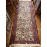 Persian all over bird and flower design runner (80" x 30")