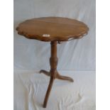 Oak tripod tilt top table