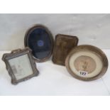 Assorted silver photograph frames (4)