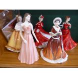 Royal Doulton Pretty Ladies, Twelve Days of Christmas etc.