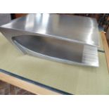 Contemporary " Unflat" stainless steel coffee table- ici et La,