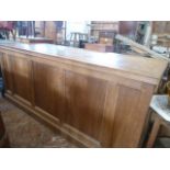 Panelled oak church altar table - Robert 'Mouseman' Thompson (90" x 36")