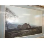 Limited edition signed print 'Pennine Way' Peter Brook 106/150