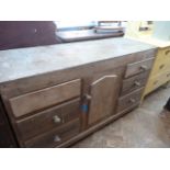 Early 20th Century pine Lincolnshire dresser base