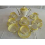 Art deco Foley 'Mayfair' china tea set