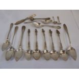 Sundry foreign silver Apostle spoons etc