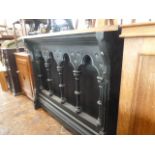 Painted oak Gothic style church altar table