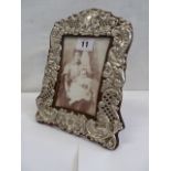 Pierced silver photograph frame - Chester 1901