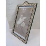 Large pierced silver photograph frame Chester 1901