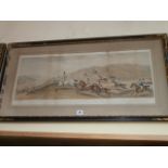 19th Century hunting prints 'Road Rides or Funkers' & 'The Few,