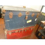 Vintage large cabin trunks (2)