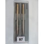 Parker pen gift set ballpoint and pencil