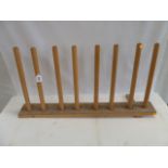 Wooden riding or wellington boot stand (for 4 pairs)