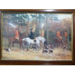 Hunting print - 'Returning Home After A Good Day' - Heywood Hardy