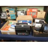 Quantity 8mm Cine cameras, projectors, movie editors - Sankyo, Gaf, Prinz,