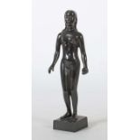 Bildhauer des 20. Jh."Eva", Kunstgießerei Burger, Bronze, patiniert, vollplastische Ausführung eines