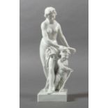 Lejeune, Pierre Francois1721 - 1790. Figurengruppe "Venus, Amor die Augen verbindend", E: 1770 für