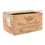 1 Kiste Château Croizet-BagesPauillac, Grand Cru Classé Haut-Medoc, 6 Flaschen, 1982er JG, 12% vol.,