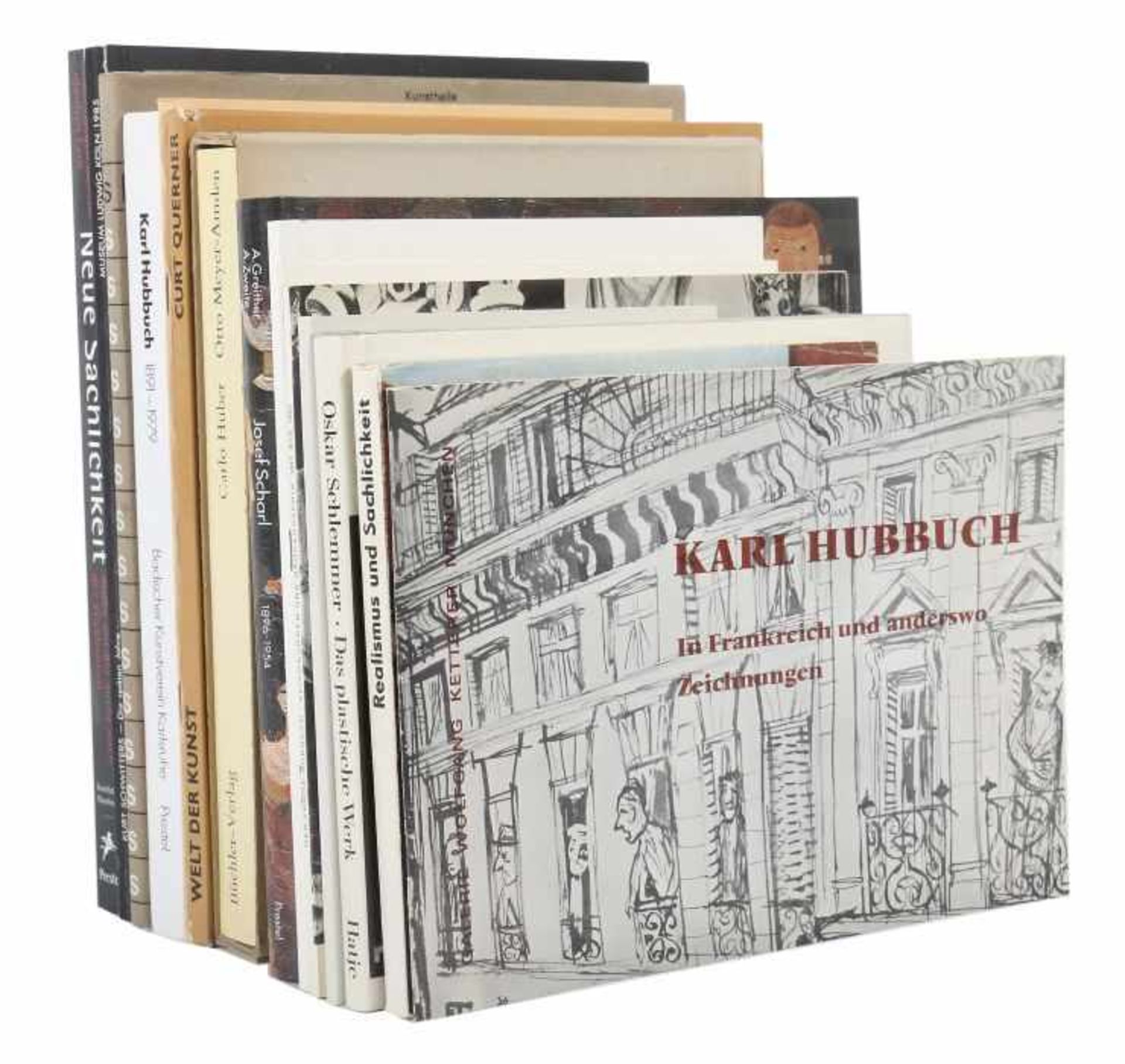 Konvolut Kunstbücher16-tlg. u.a. best. aus: Goettl (Hrsg.), Karl Hubbuch 1891-1979, Prestel, 1981;