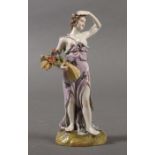 Figurine "Ceres als Allegorie des Sommers"1920er Jahre, wohl Rudolstadt-Volkstedt, Porzellan,