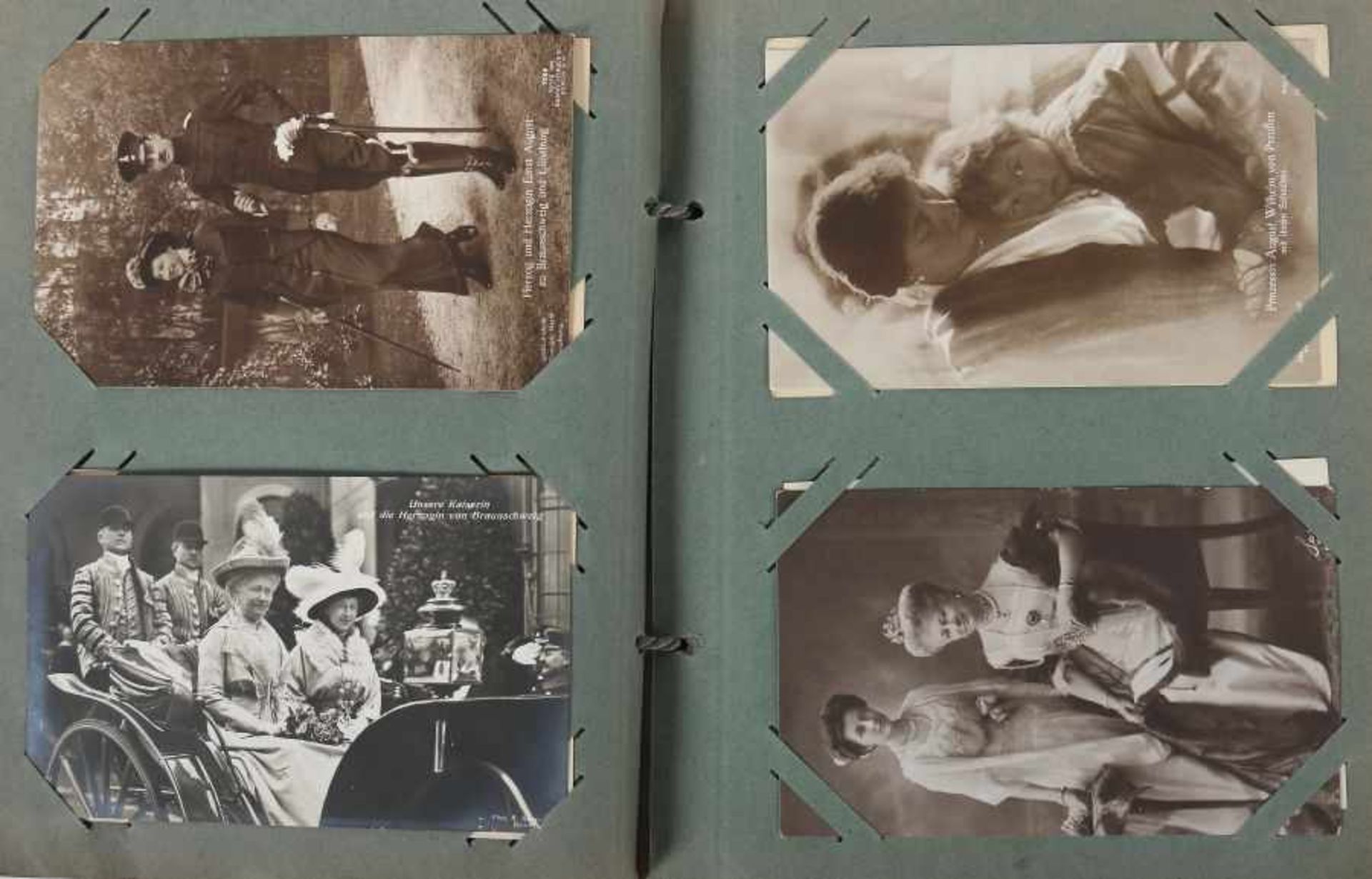 Postkarten-Albumca. 46 s/w Postkarten der Frauen und Familien deutscher Kaiser wie z.B. Kaiserin - Bild 5 aus 6