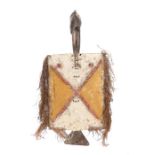 Vogel-BrettmaskeBurkina Faso, Stamm der Toussian, Brettmaske mit rückseitigem Tragegriff aus