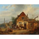 Pieterszen, Abraham van der WeydenMiddelburg 1817 - 1880 Sint-Maria-Horebeke, Landschaftsmaler und