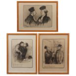 Daumier, HonoréMarseille 1808 - 1879 Valmondois, Maler, Lithograph und Bildhauer. 3