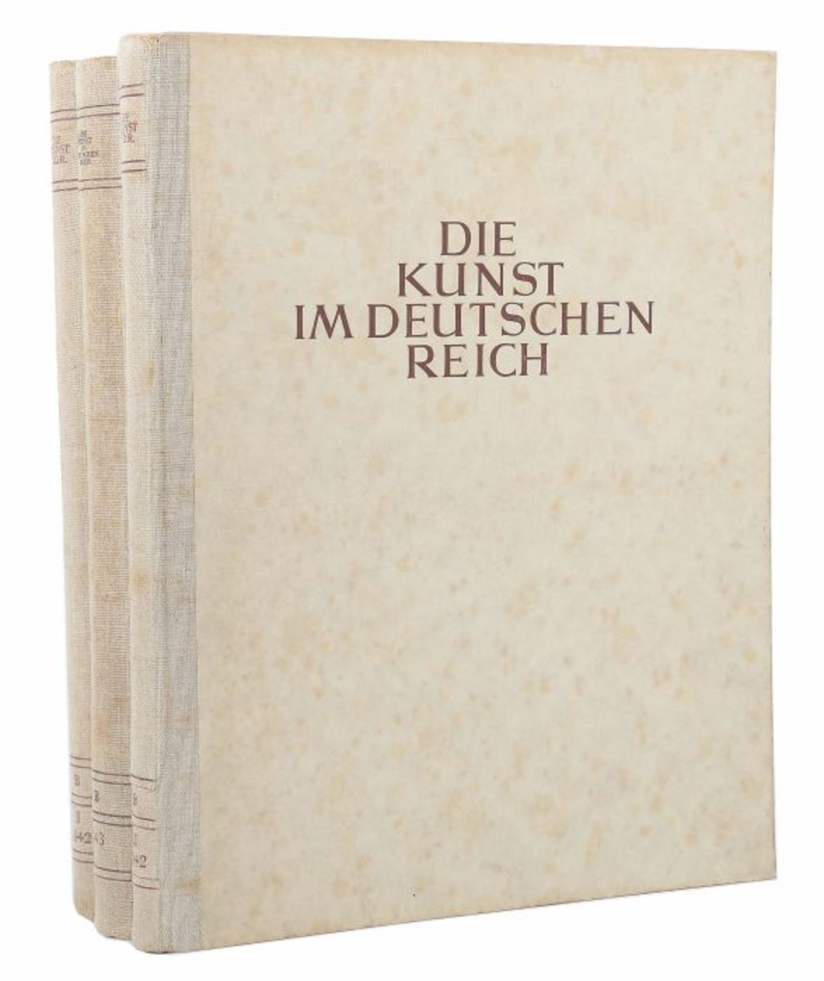 Die Kunst im Deutschen ReichMünchen, Franz Eher, 1941-44, 3 nachgebundene Bände mit gesammelten