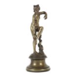 Bildhauer des 19./20. Jh."Venus", Bronze, patiniert, vollplastische Ausführung des weiblichen