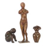 Verschiedene Bildhauer/innen des 20. Jh.3 Figurendarstellungen u.a. von: Elisabeth Altenrichter-