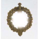 SA-Sportabzeichen in BronzeBuntmetall bronziert, rückseitig mit Markierung: "Eigentum D.S.A.